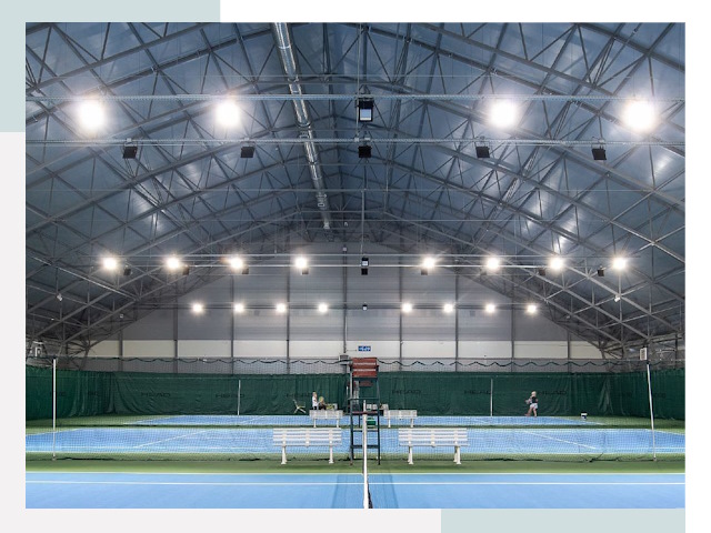 Строительство теннисных кортов в Калининград от 607 руб.