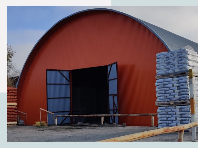 Полукруглые ангары по цене от 607 руб. в Калининград