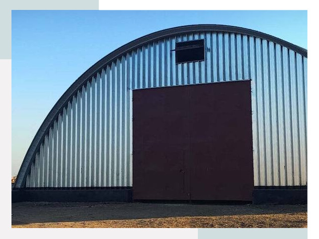 Бескаркасные ангары в Калининграде