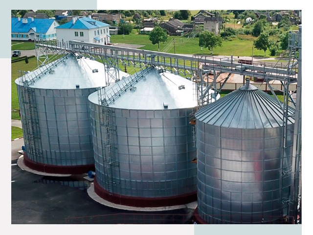 Металлические силосы в Калининграде