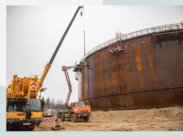 Монтаж резервуаров в Калининграде от 607 руб. за м³