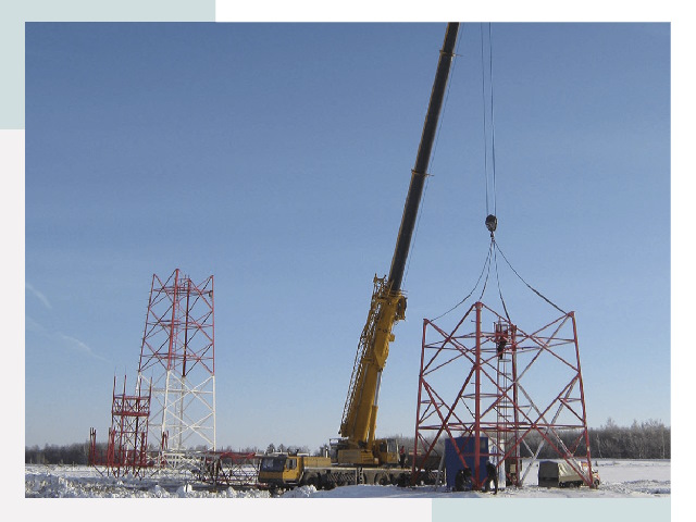 Монтаж вышек связи в Калининграде