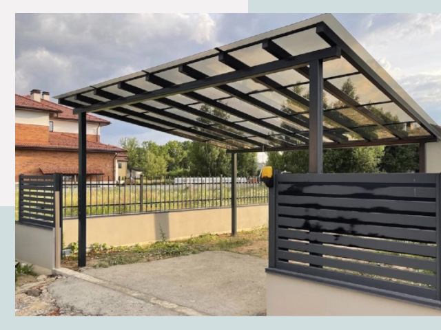 Металлические навесы в Калининград от 607 руб. за м²