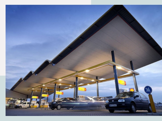 Навесы для АЗС в Калининград от 607 руб. - Защита и комфорт