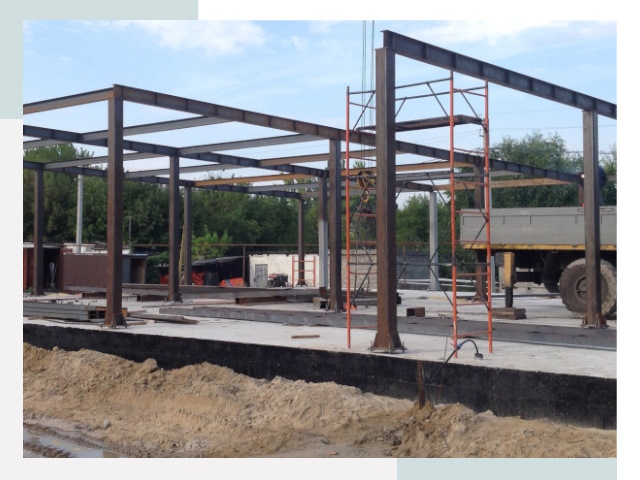 Фундамент для ангаров в Калининграде