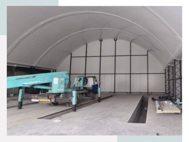 Внутреннее оснащение ангаров в Калининграде