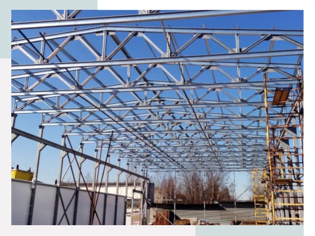 Металлокаркасы для складов в Калининграде